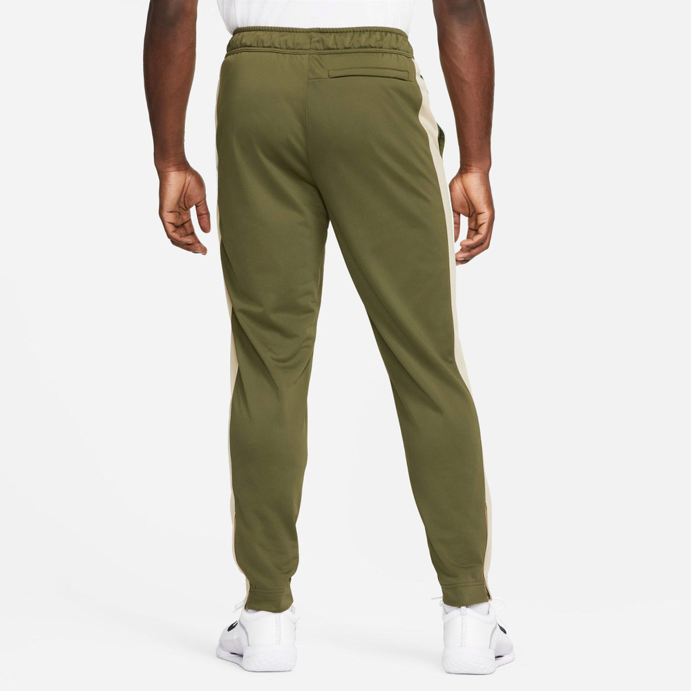 Мужские теннисные штаны Nike Court Heritage Training Pants Men - Olive, Beige