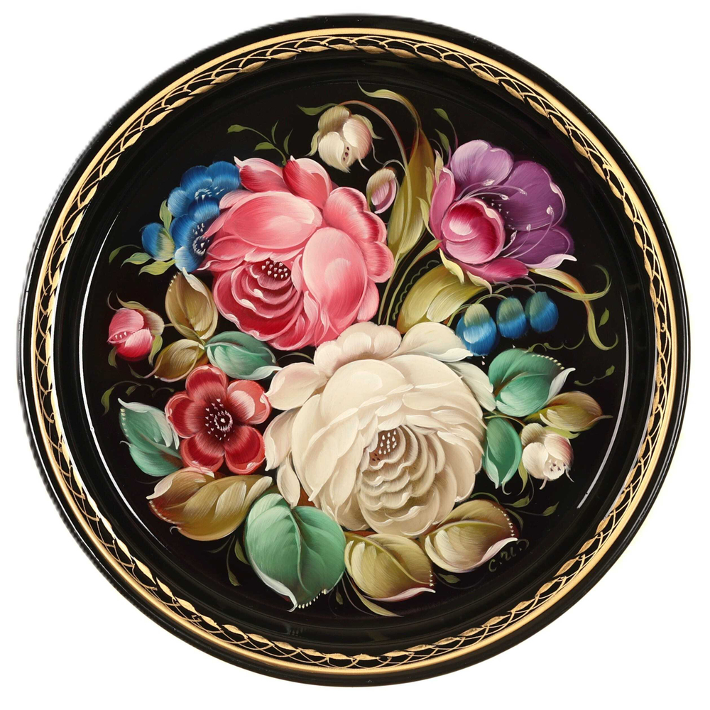 若斯托沃彩绘托盘 A5D271125176