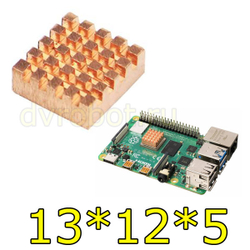 Радиатор медный 13*12*5 мм