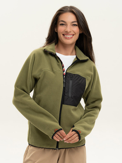 Флисовая толстовка унисекс Eiger olive  (XL)