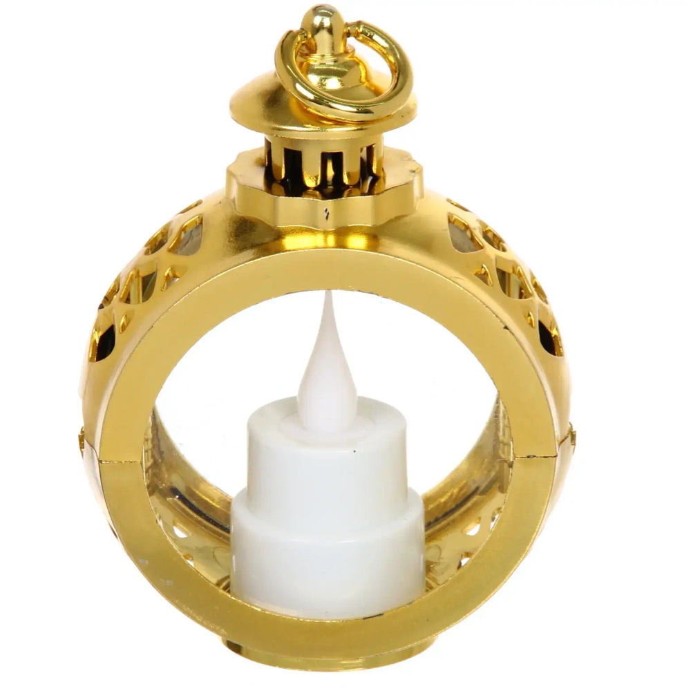 Сувенир с подсветкой «Горящая свеча» 8,5*12 см, Золото