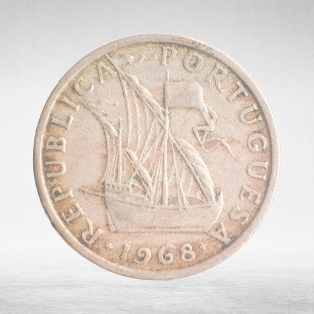 Portugal, 5 Escudos, 1968, VF