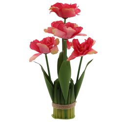 GAEM Цветочная композиция "Роза" , L18 W18 H33 см