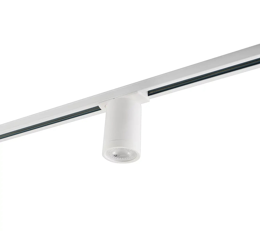 Однофазный трековый светильник Vaes PRIME GU10, белый