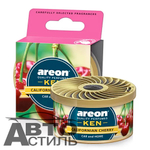 Ароматизатор в банке под сиденье Areon GEL KEN 35гр - Калифорнийская вишня\California Cherry
