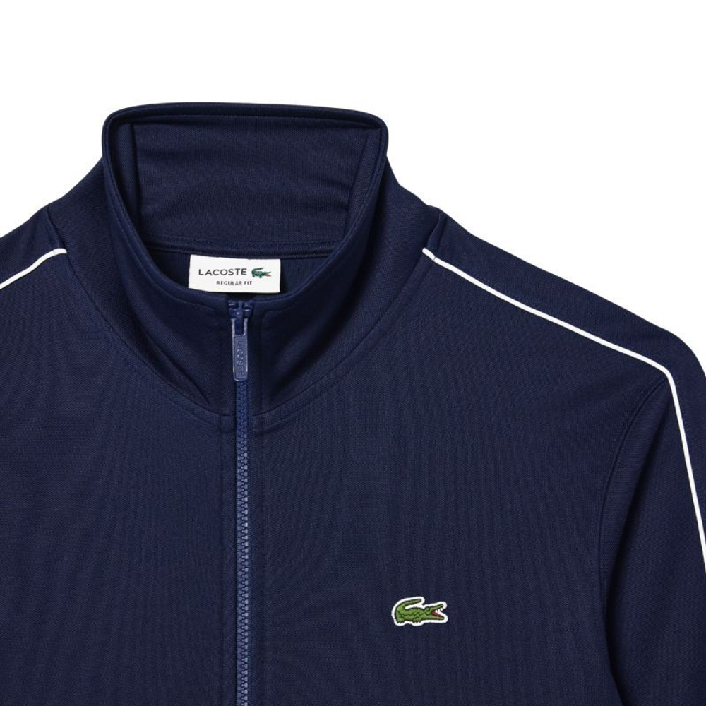 Куртка теннисная Lacoste Paris Piqu_ Zip Front Track