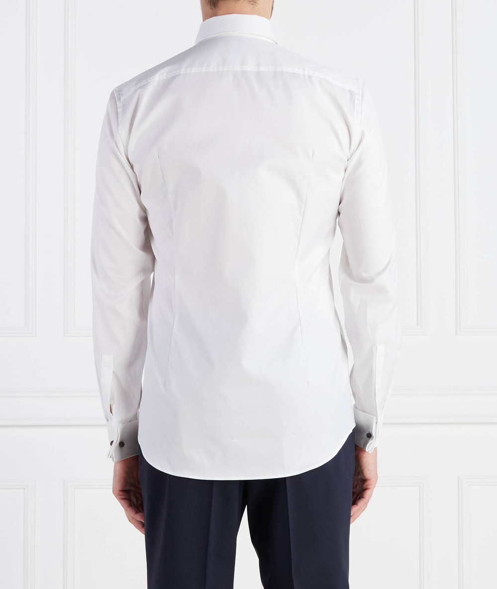 Рубашка H-HANK-spread-DC-214 BOSS BLACK - белый(50480101)