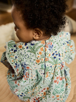 Платье-песочник и колготки в комплекте для девочки Next AN7-953, Зеленый