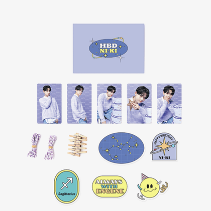 Набор гирлянда с фотокартами [NI-KI] DIY Photo Card Garland