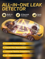 Детектор утечек дыма автомобильный, Локатор утечек масла EVAP, Жёлтый