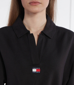 Худи TJW SPR CRP DRAPEY BADGE ПОЛО Tommy Jeans - черный(DW0DW17785)