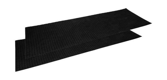 Покрытие палубное EVA, 2400х800х6мм, самоклеящееся, черное, тип "F", упаковка 2 листа, Marine Rocket