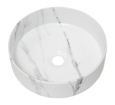 Раковина Milleau  Nuage MU7044A-MWM 36 (белый мрамор)