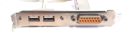 Планка вывода USB 2.0 2 порта + Gameport midi-port