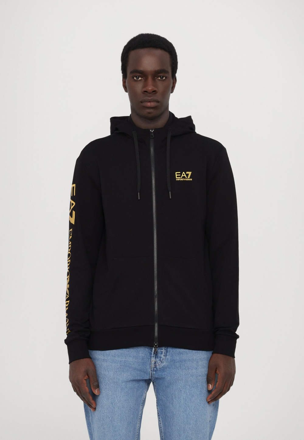 EA7 Emporio Armani UNISEX - Толстовка с капюшоном - Чёрный