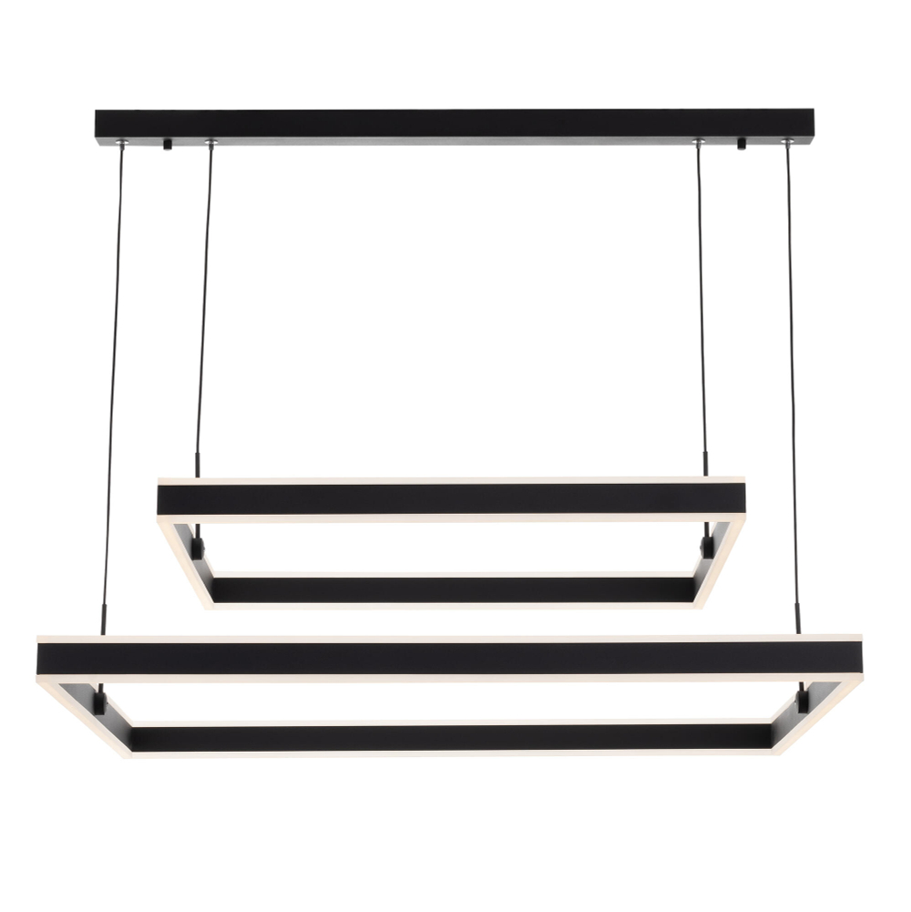 Citilux Дуэт CL719K211 LED Люстра подвесная с пультом Чёрная