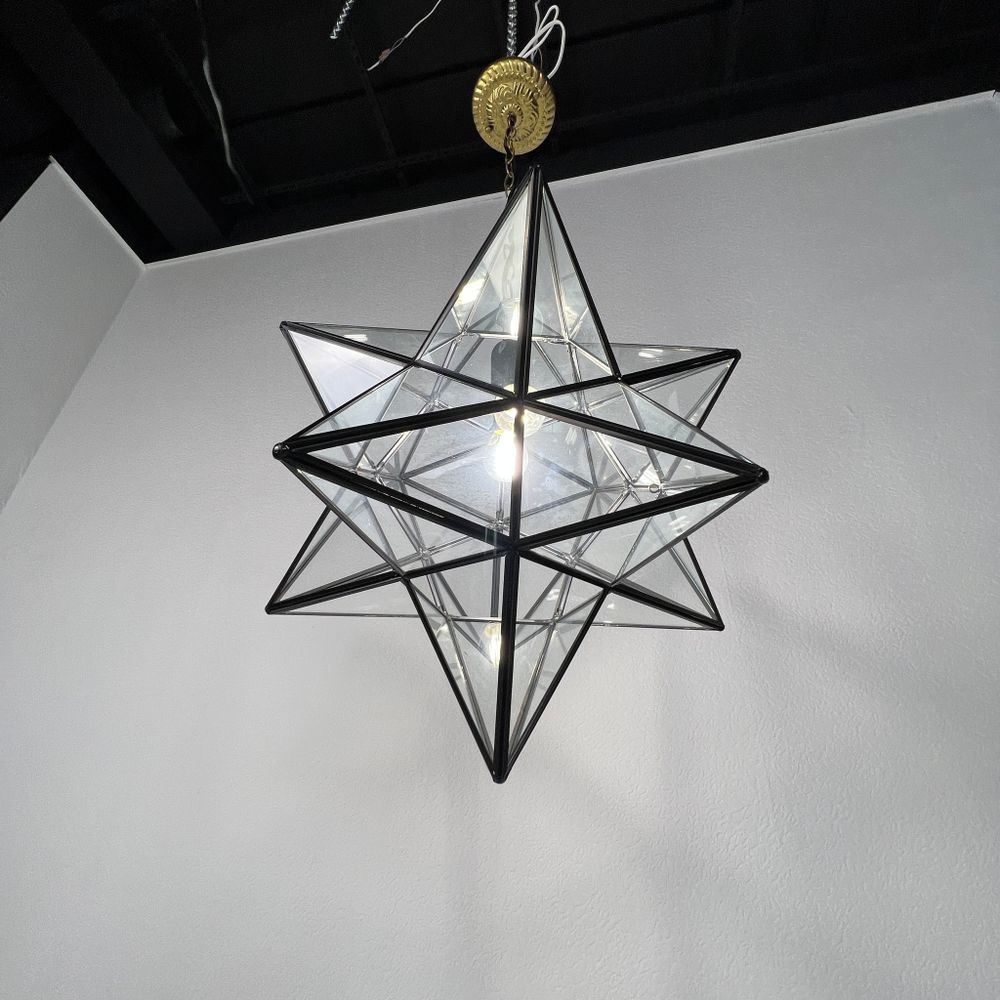 Люстра Black Star Clear Glass 40 См By Imperiumloft