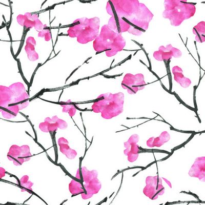 Ветки сакуры свежий стиль