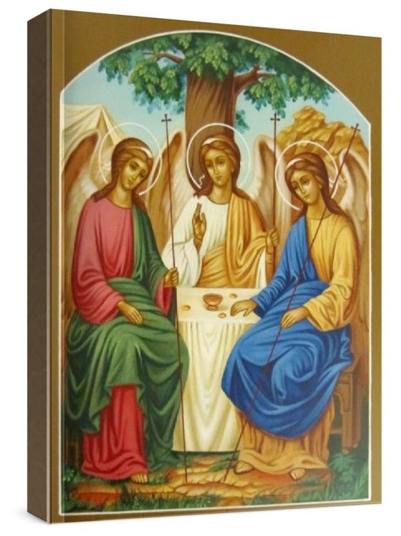 Троица (рукописная икона)