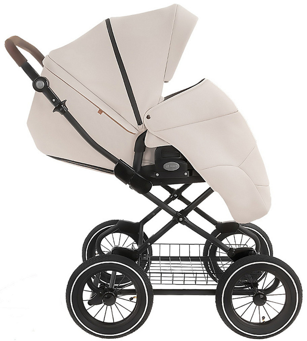 Детская коляска Roan Bass Next Classic Кожа d12 2 в 1 RCL301/1 Island Stone