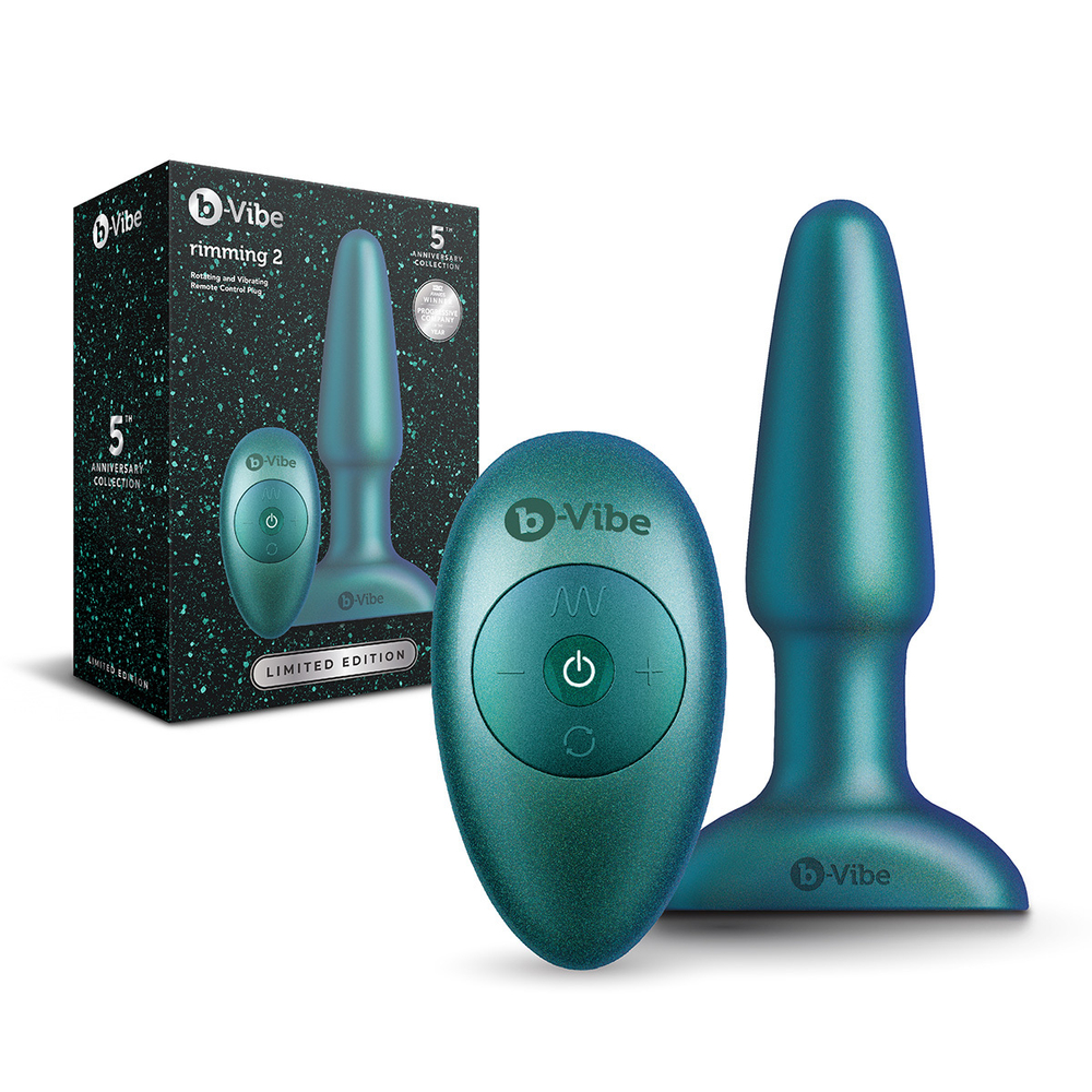 b-Vibe Rimming Plug 2 - Анальная пробка с риммингом Limited Edition