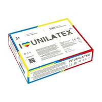 Разноцветные ароматизированные презервативы Unilatex Multifruits 144шт