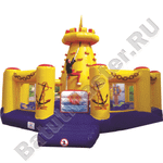 Надувной скалодром "Башня-скалодром" 8*8*6 м