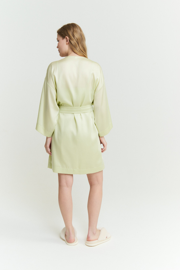 Халат из тенселя лайм