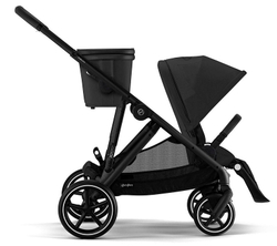 Прогулочная коляска Cybex Gazelle S BLK Moon Black с корзиной и дождевиком