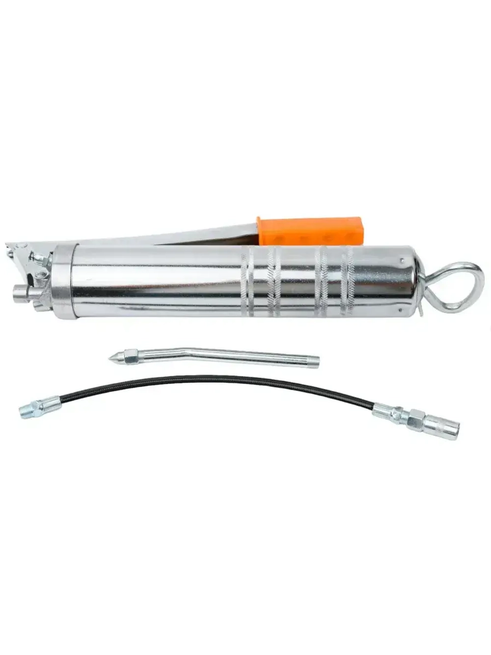 Шприц д/смазки твердый након+шланг