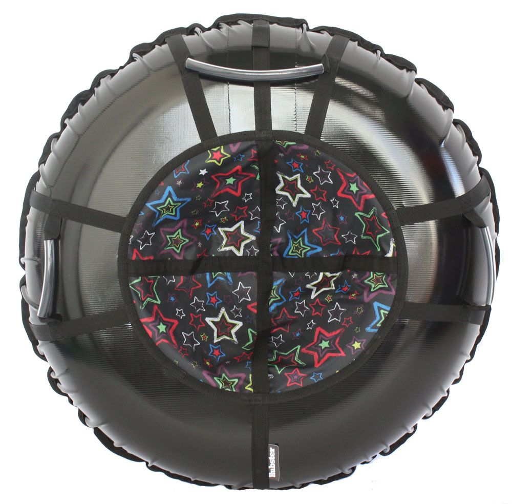 Тюбинг Hubster Ринг Pro черный, звезды черные