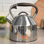 Чайник 3,5л со свистком, черная ручка, индукция, НМ 55238