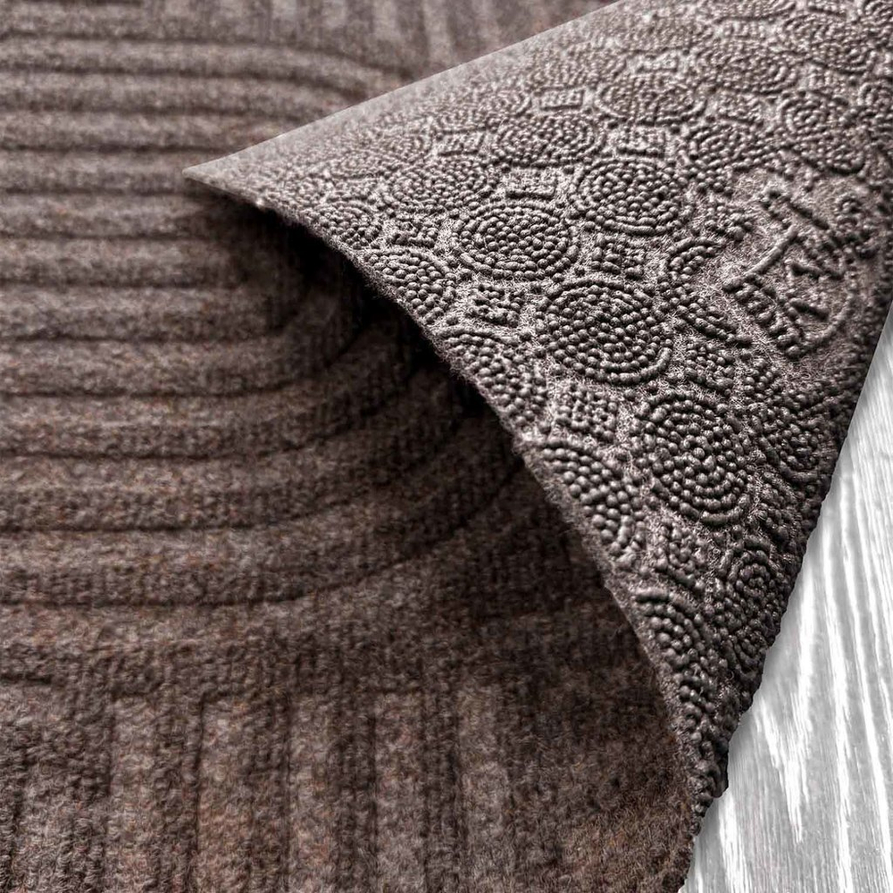 Коврик влаговпитывающий "Лабиринт" 50*100 см мокко, ворс 5мм