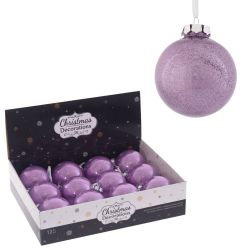 GAEM Набор из 12шт Украшение новогоднее "Шар", D 8 см, L35 W27 H9 см