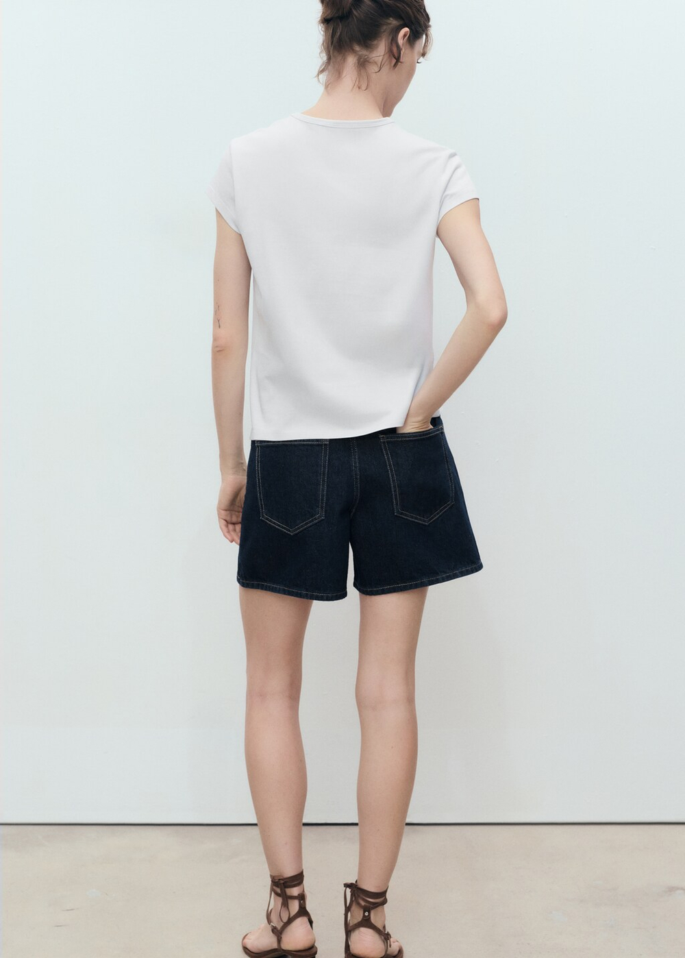 Хлопковая футболка с принтом