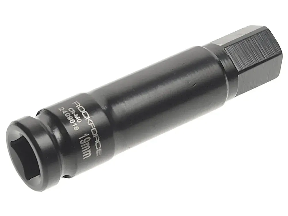 Головка-бита 19мм 1/2" 6-гранная ударная L= 110 мм ROCKFORCE RF-2409019