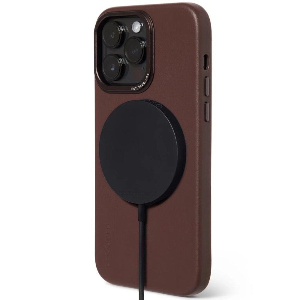Кожаный чехол с поддержкой MagSafe Decoded Leather Back Cover для iPhone 14 Pro Чехол из натуральной анилиновой кожи ECCO