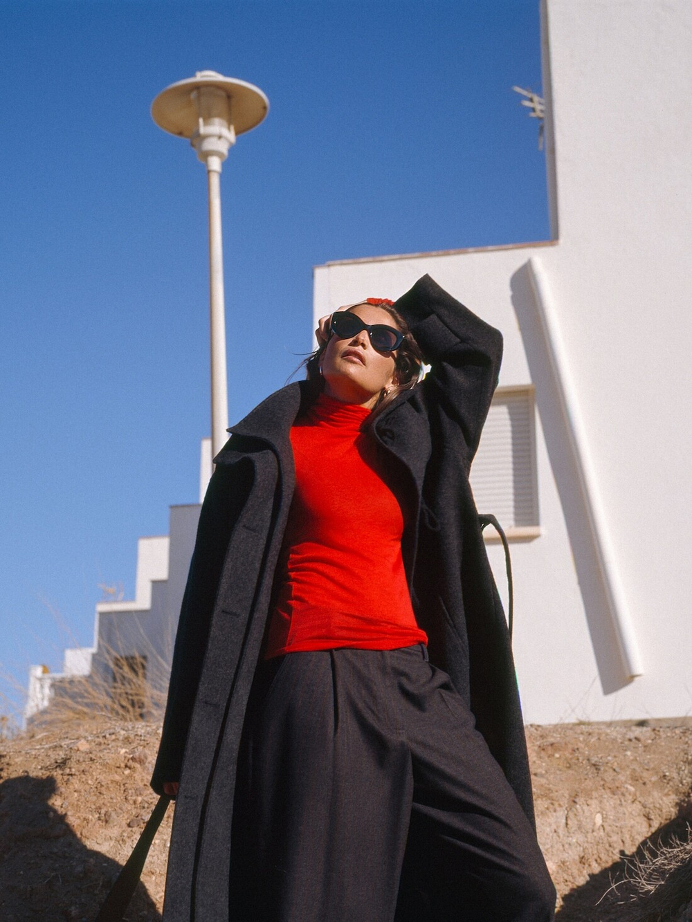 Massimo Dutti Свитер тонкой 100% шерсти, красный