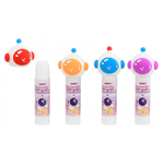 Клей-карандаш Basir белый, серия "Космос", с фигуркой на крышке, 9 грамм, 16 шт