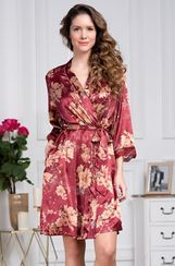 Халат женский Mia-Amore Бургундия 3623