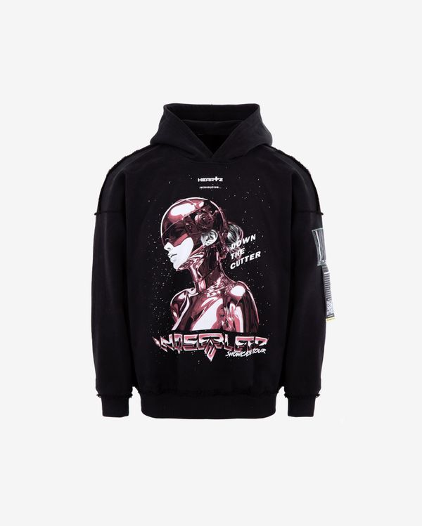 Худи Down the Cutter Heavycotton Peach черный - фото 1