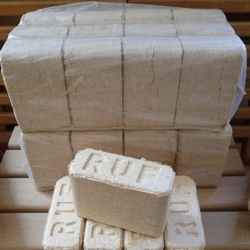 Брикет топливный для печей, каминов, бань, Береза пыль (уп.12 шт.) категория Экстра