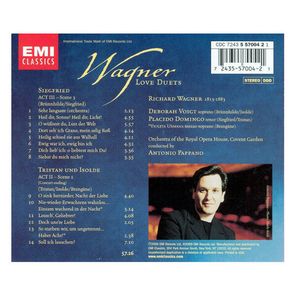 Placido Domingo, Deborah Voigt, Orchestra Of The Royal Opera House, Antonio Pappano / Richard Wagner: Love Duets - Tristan Und Isolde, Siegfried (CD)