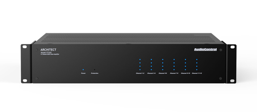 AudioControl Architect P2260 — 12-канальный мультизональный усилитель повышенной мощности