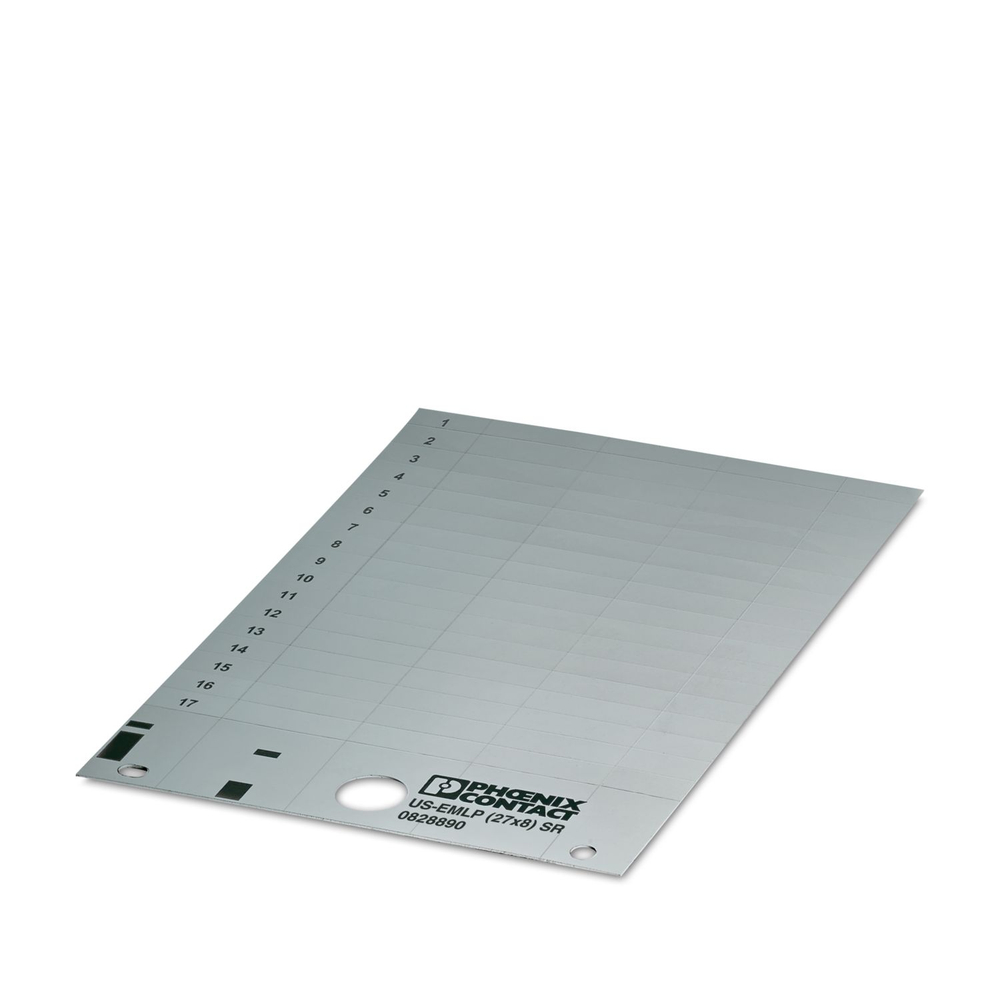 0828890 - US-EMLP (27X8) SR - Пластиковая табличка