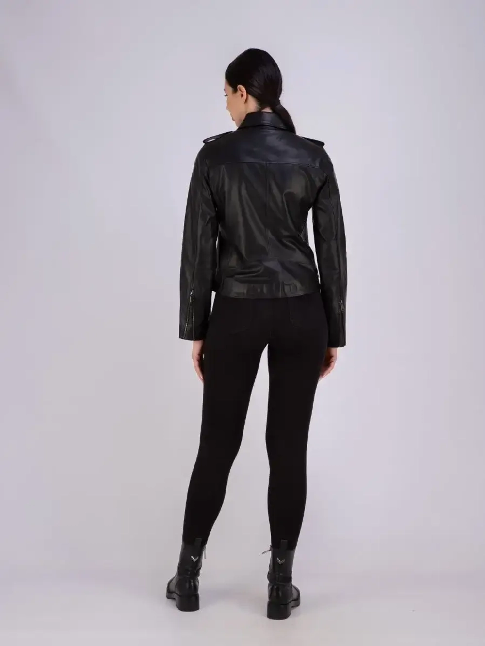 Косуха женская оверсайз натуральная кожаная Турция