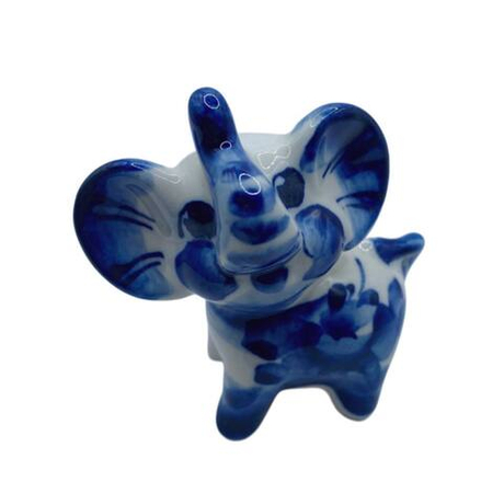 Фигурка Слоник Люся гжель