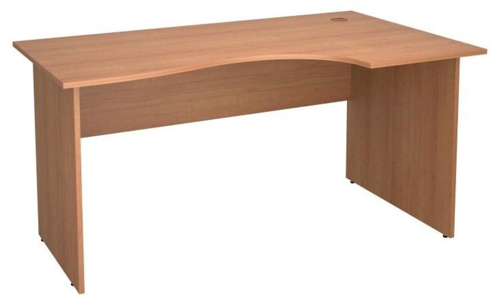 Стол эргономичный правый "Рубин" 42.45 миланский орех, ЛДСП, Витра