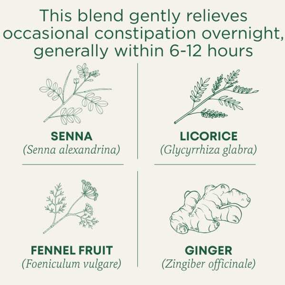 Traditional Medicinals, Organic Smooth Move®, оригинальный вкус с сенной, без кофеина, 16 упакованных чайных пакетиков, 32 г (1,13 унции)