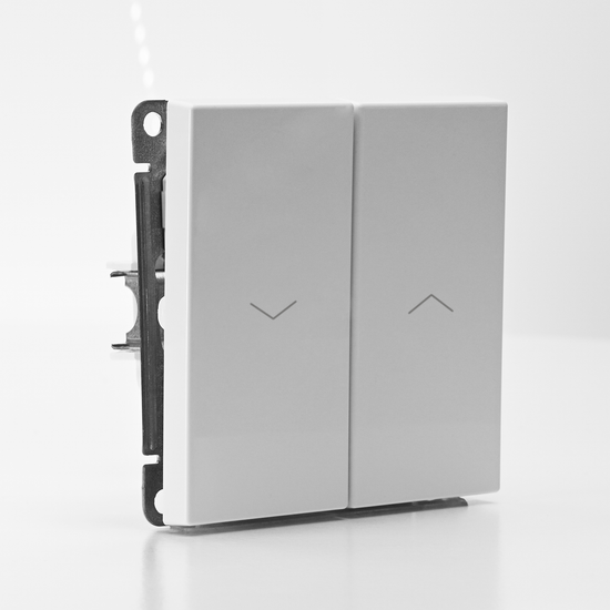 Выключатель для жалюзи 2-кл. ArtGallery 2х (сх. 4) 10А быстрозажим. клем. механизм бел. SE GAL000119S